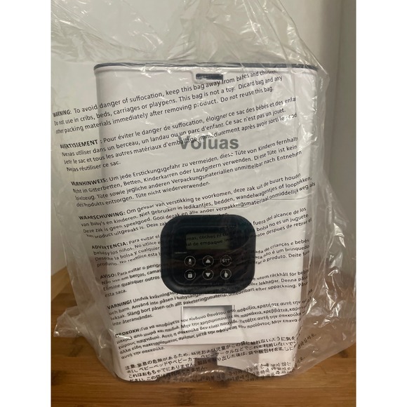 Voluas Automatic Pet Feeder Food Dispenser Timer Bowl Complete Set White - Picture 15 of 15